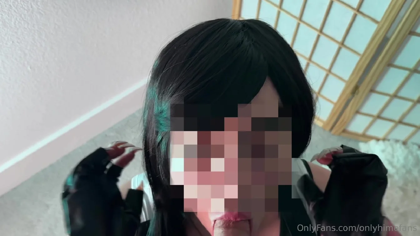 OnlyFans Hime Tsu Tifa Lockhart Blowjob Porn Debut XXX